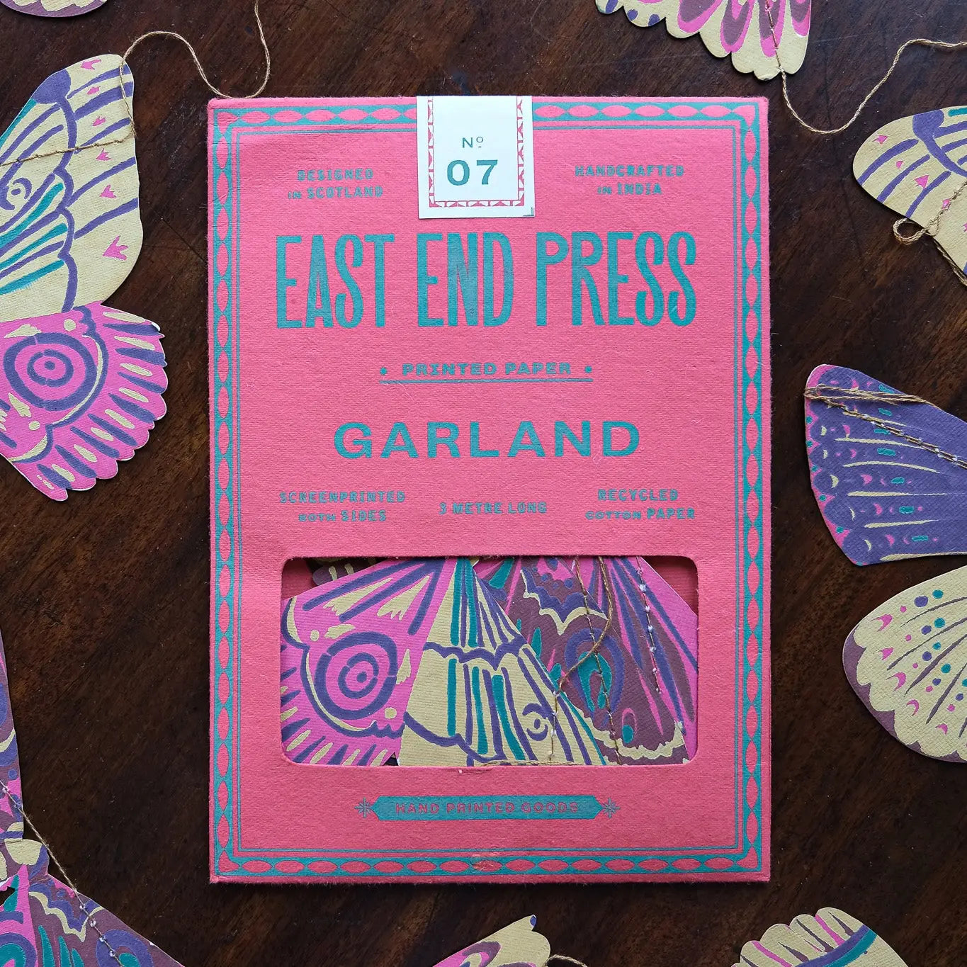 Colourful Butterflies Sewn Garland