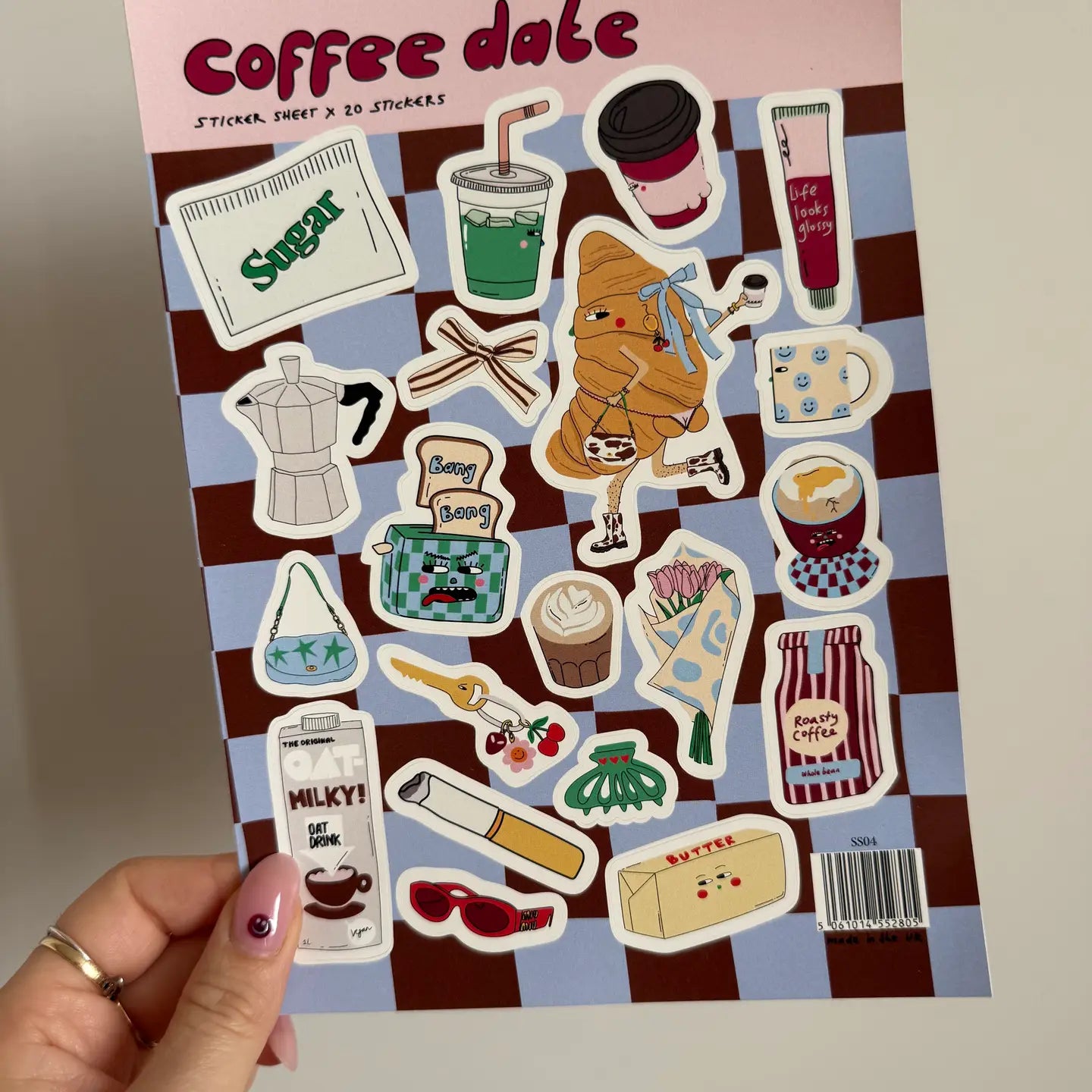 A5 Sticker Sheet - Coffee Dates