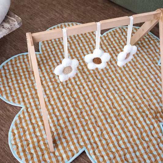 Honey Blue Seersucker Playmat