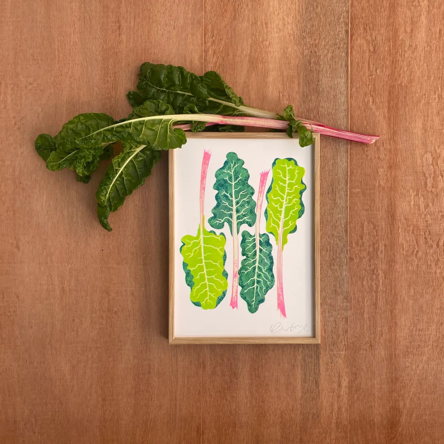 Risograph A4 Print Chard