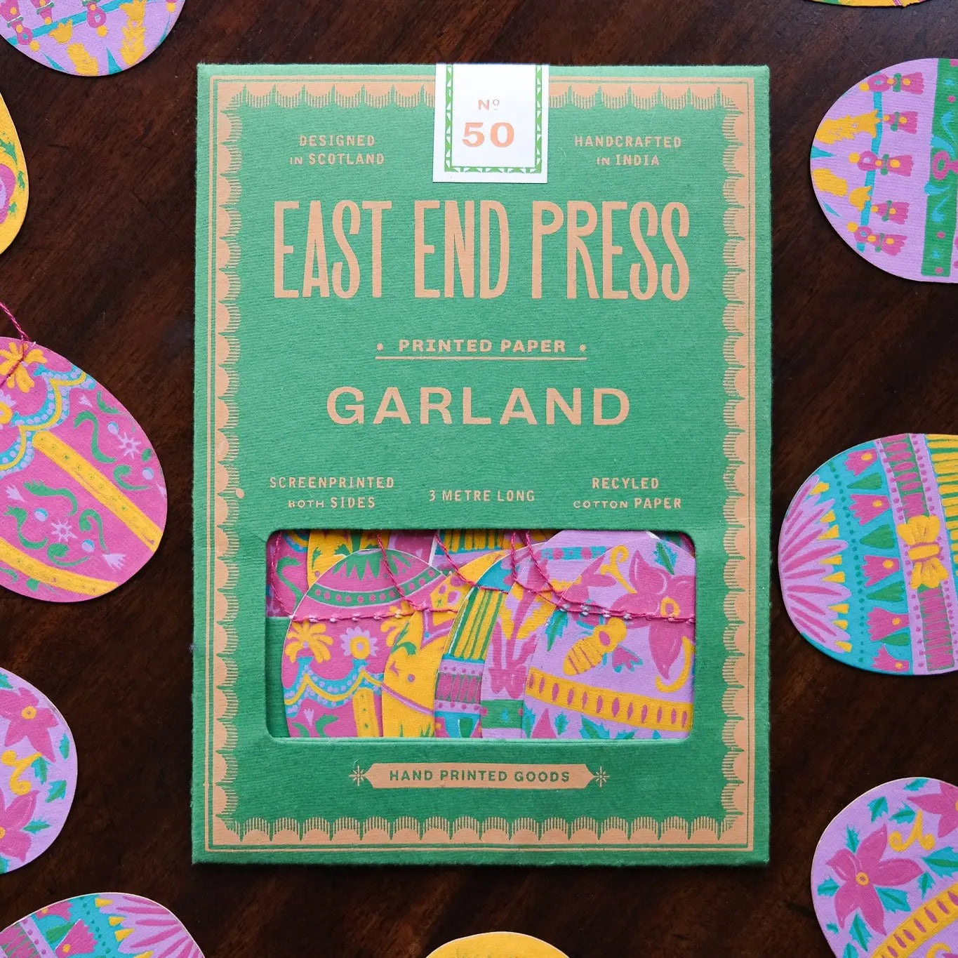 Easter Egg Sewn Garland