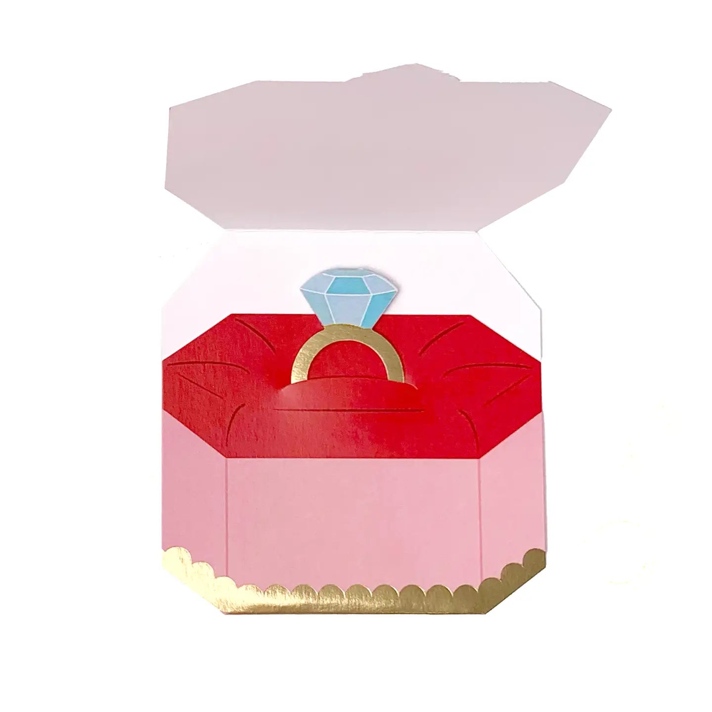 Ring Box Die Cut Greeting Card