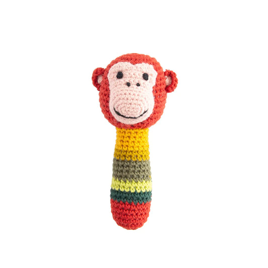 Crochet Rattle Monkey