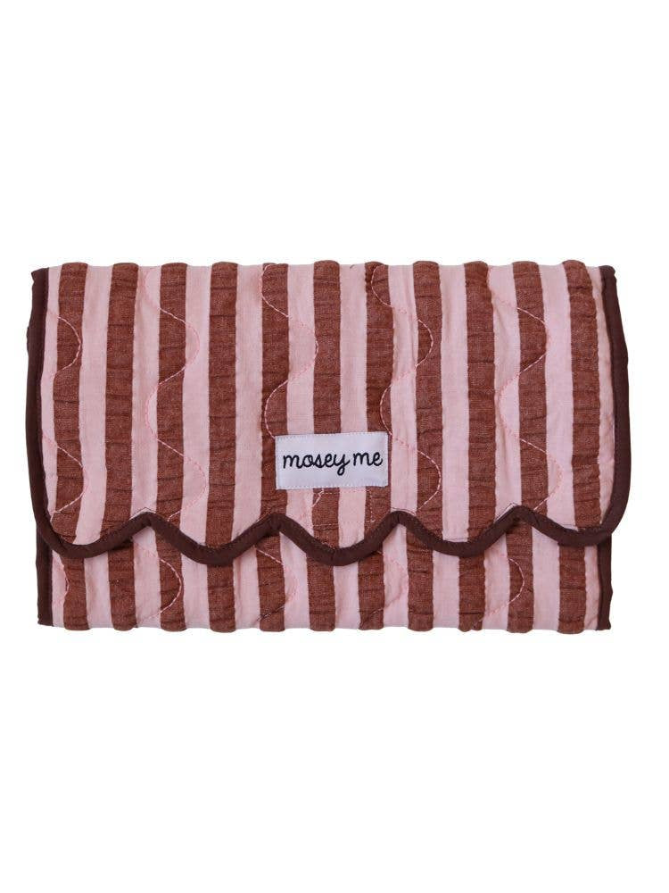 Sundae Seersucker Change Mat