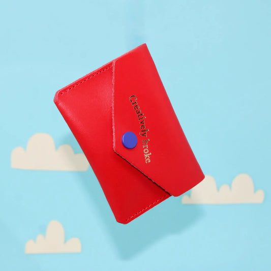Creatively Broke Purse Red