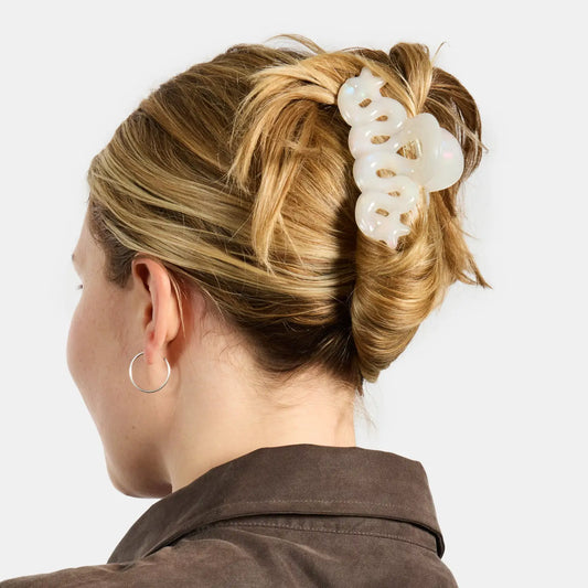 Small Star Loop Claw in Opal