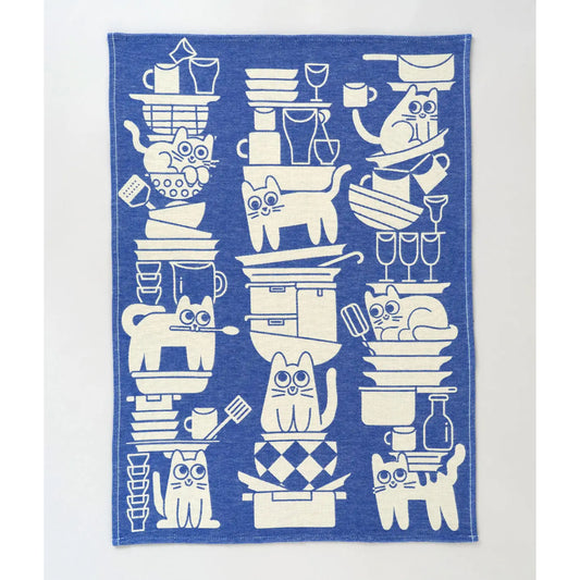 Kitchen Cats Tea Towel