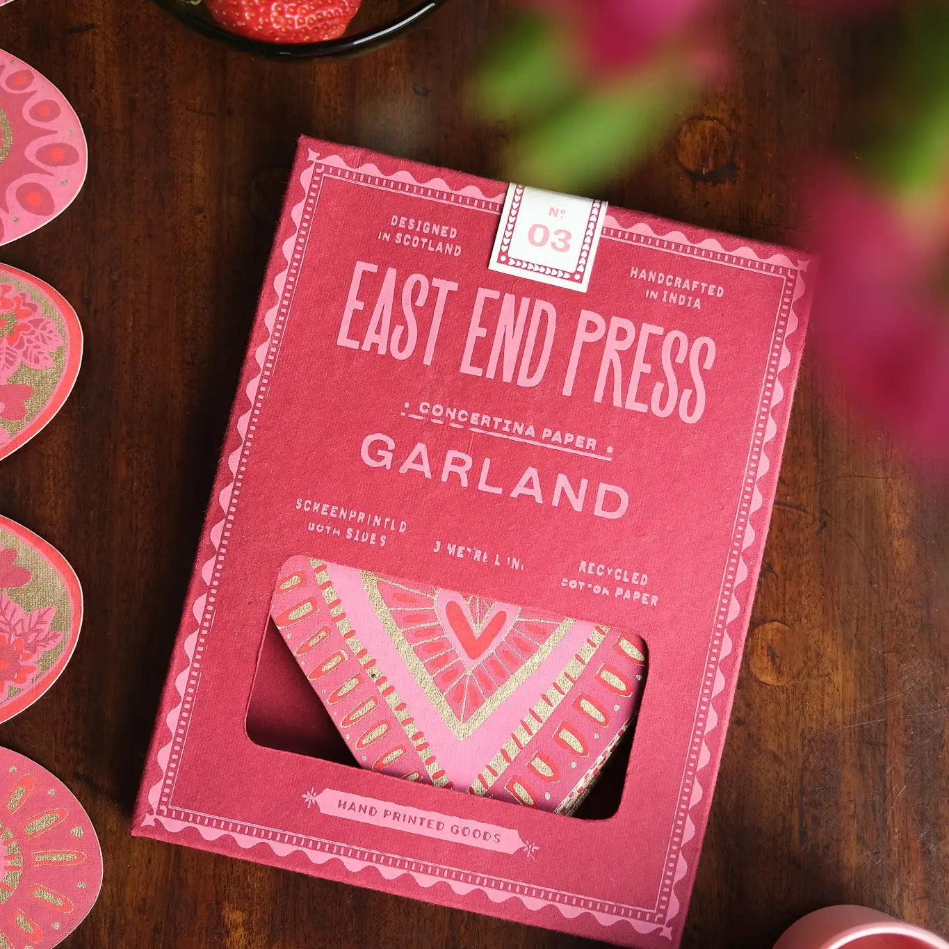 Hearts Concertina Garland