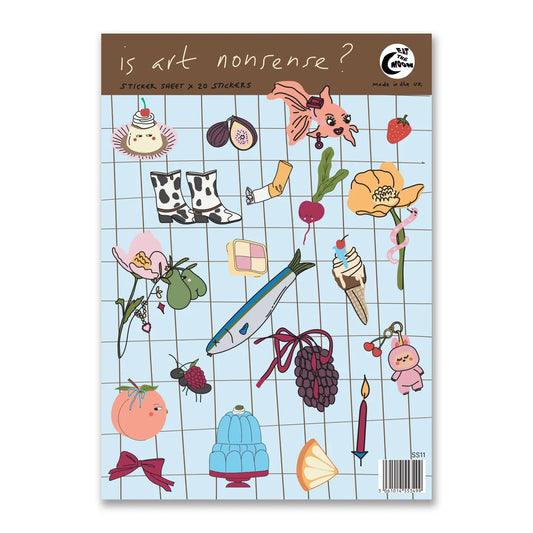 A6 Sticker Sheet - Is Art Nonsense?