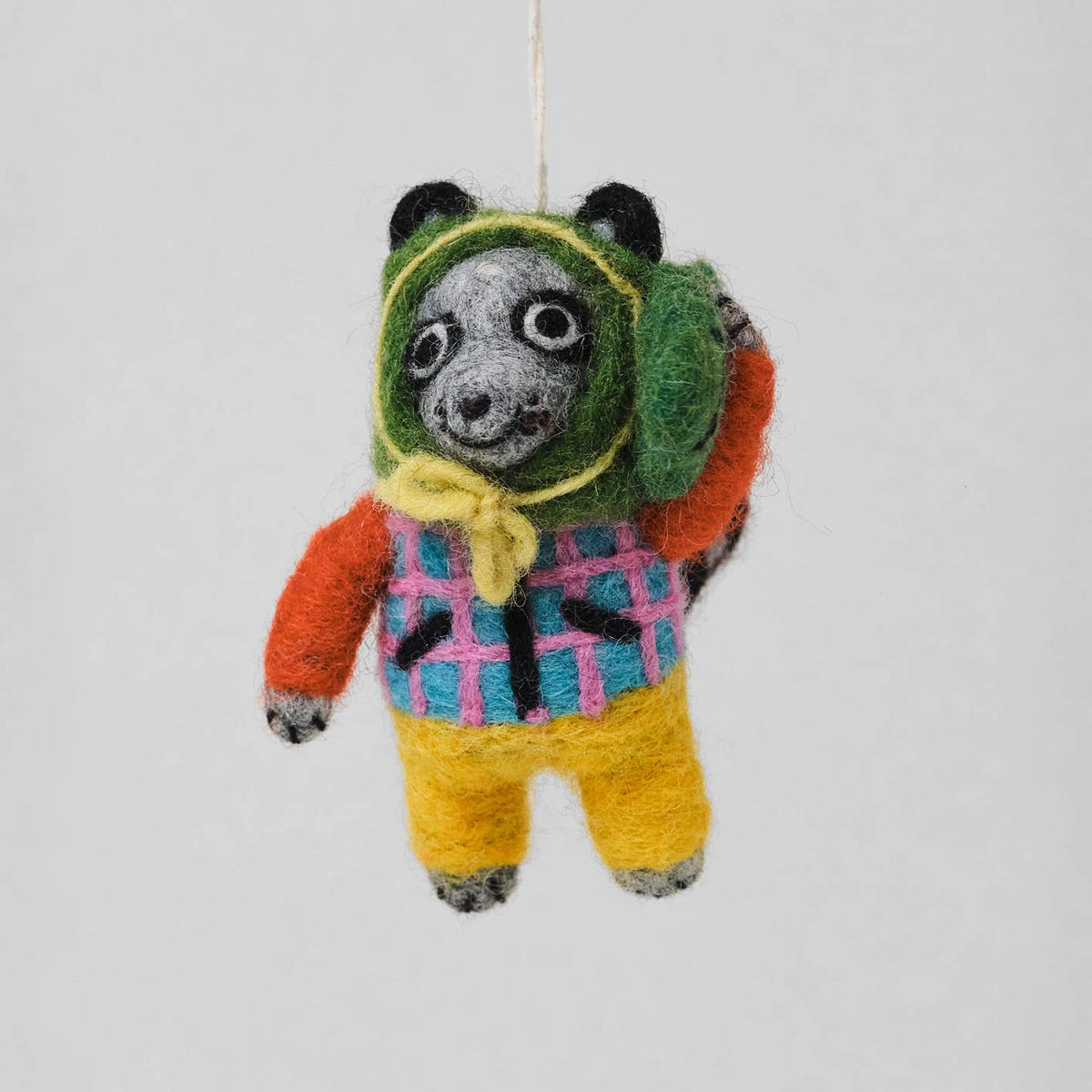 Raccoon Hanging Felt Ornament