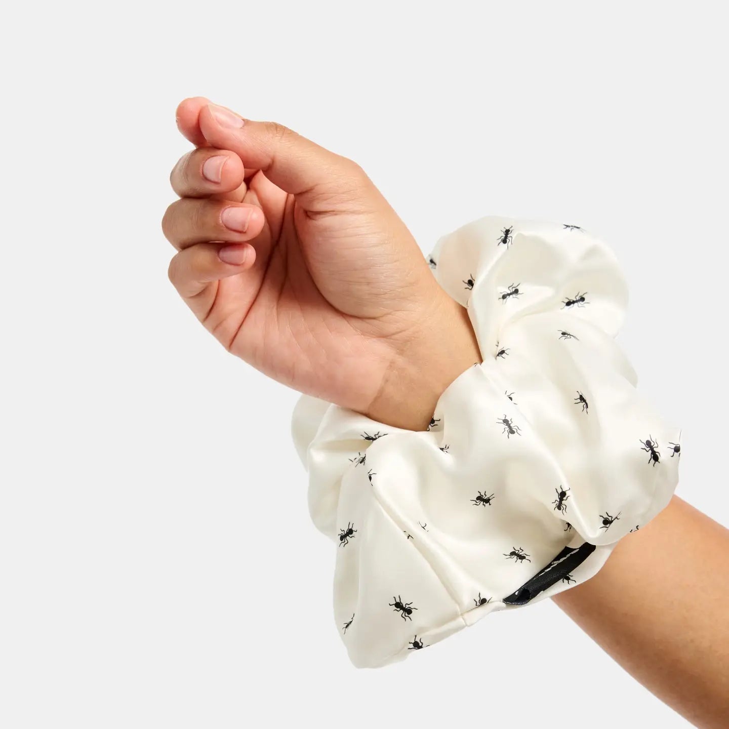 Silk Scrunchie in Large Ants