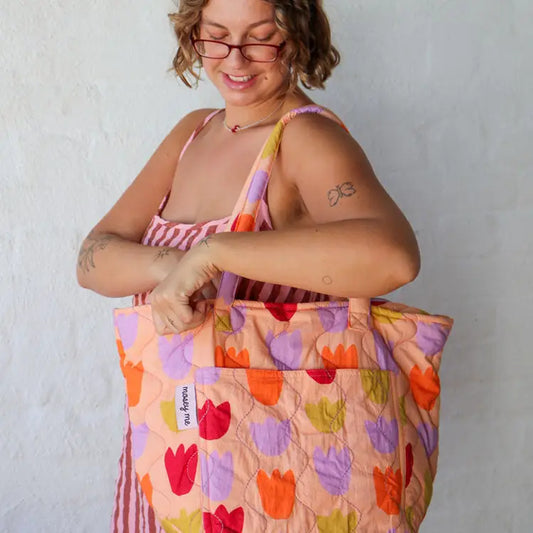 Tulip Fields Quilted Bag
