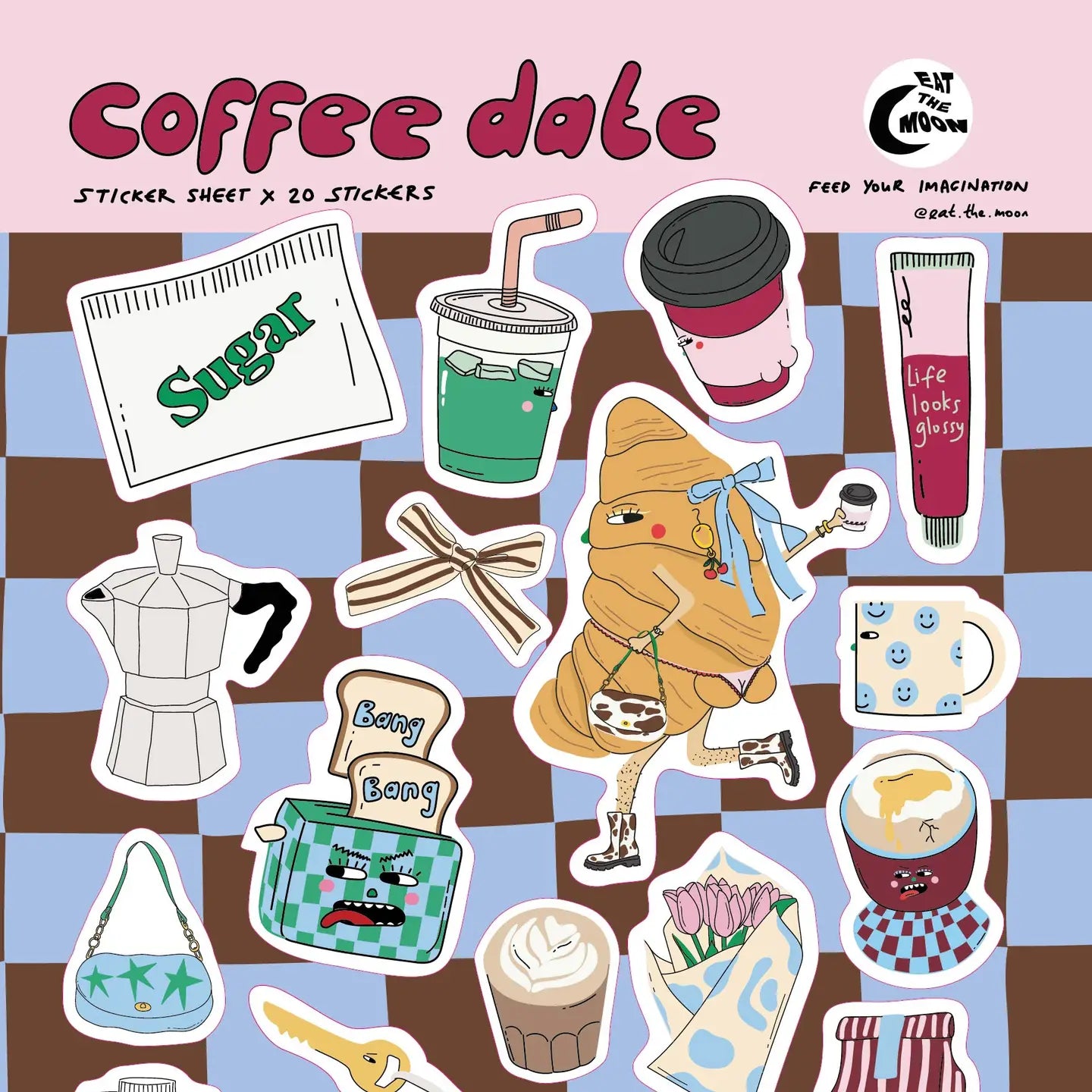 A5 Sticker Sheet - Coffee Dates