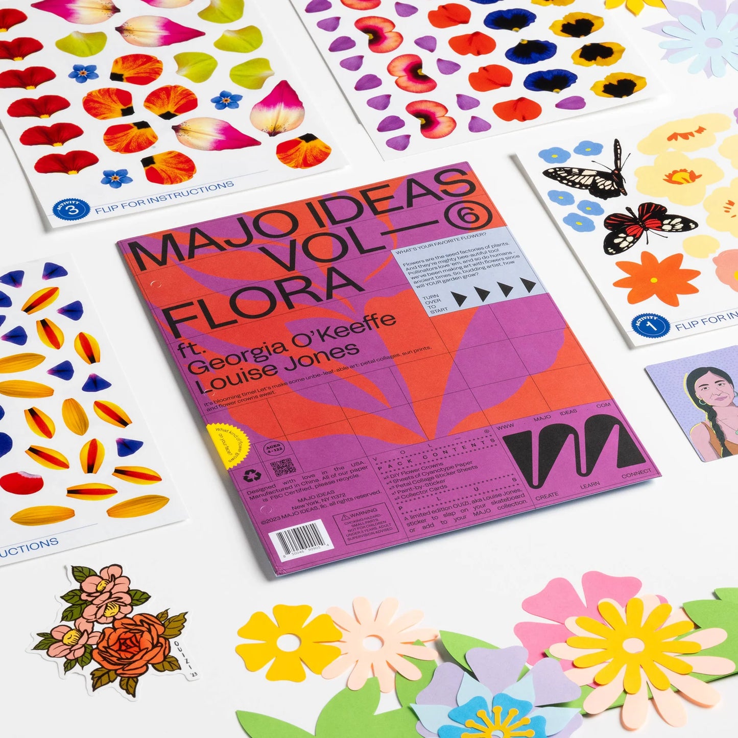 Vol 6 FLORA - Sticker Based Art Pack