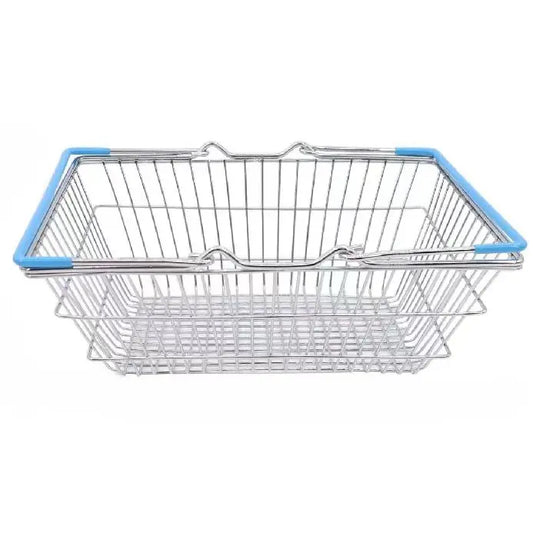 Shopping Basket Blue Handle