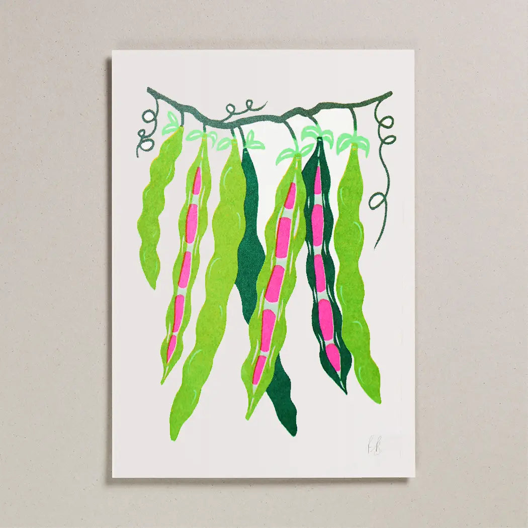 Risograph A4 Print Beans