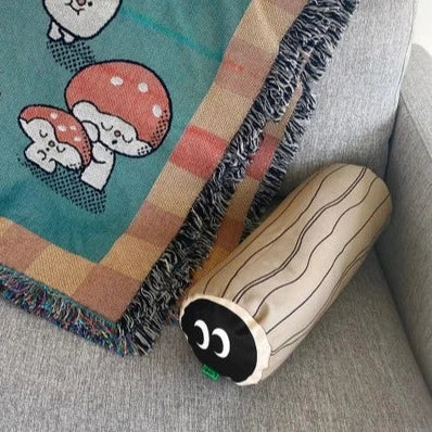 "Log" Throw Pillow Light