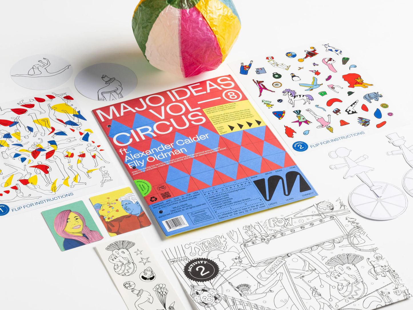 Vol 8 CIRCUS - Sticker Based Art Pack