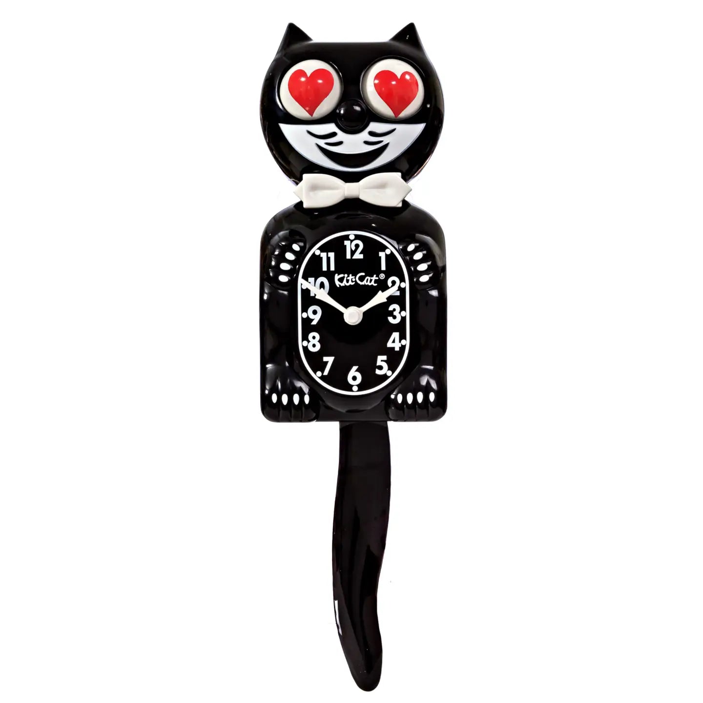 Original Kit-Cat Klock Classic Black Limited Edition Heart Eyes 
Gift Ideas front