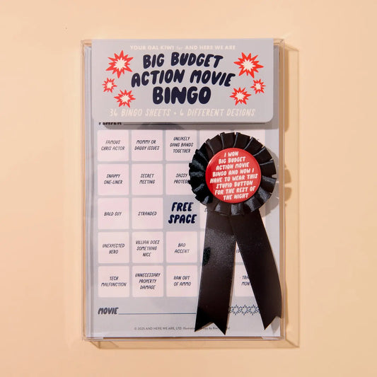 Big Budget Action Movie Bingo