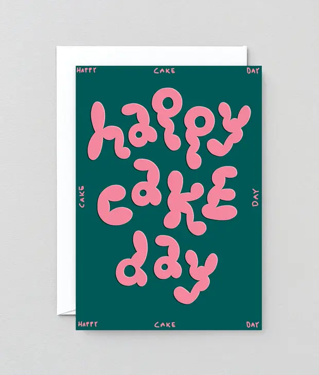 Wrap - Happy Cake Day Greeting Card