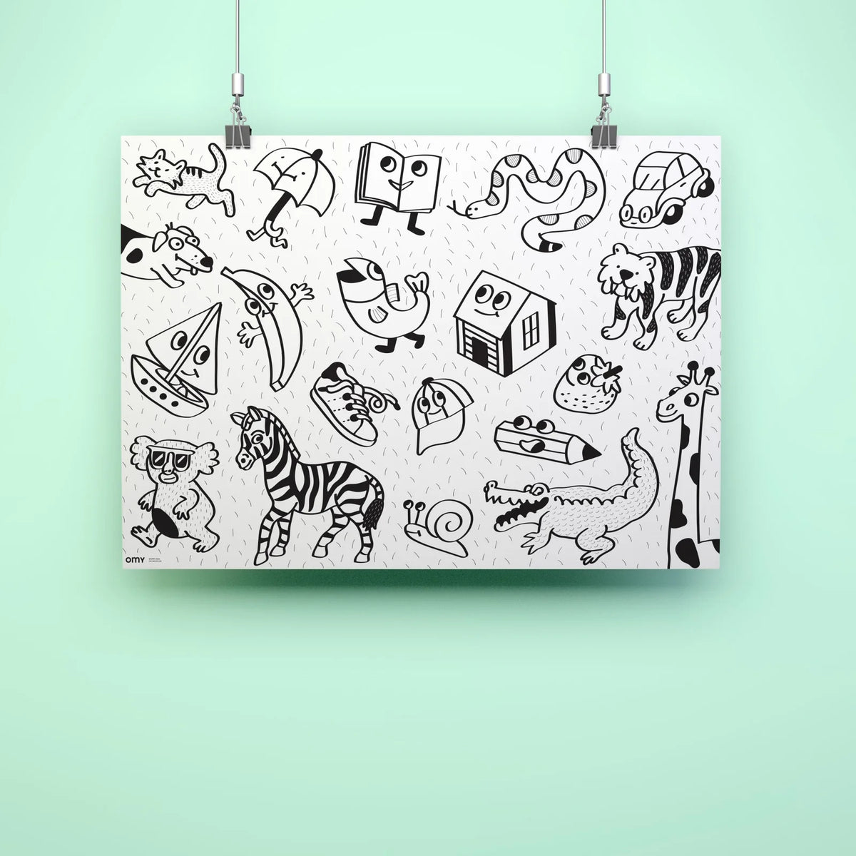 My First Art Giant Colouring Poster