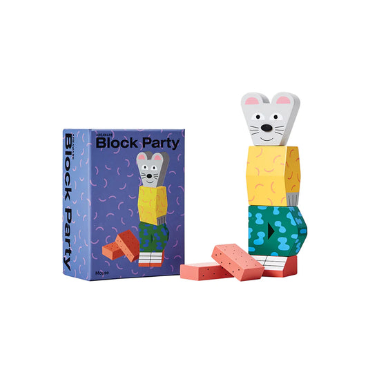 Block Party Mouse Wooden Toy