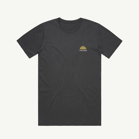 Rad Dad Organic Cotton Tee - Washed Black