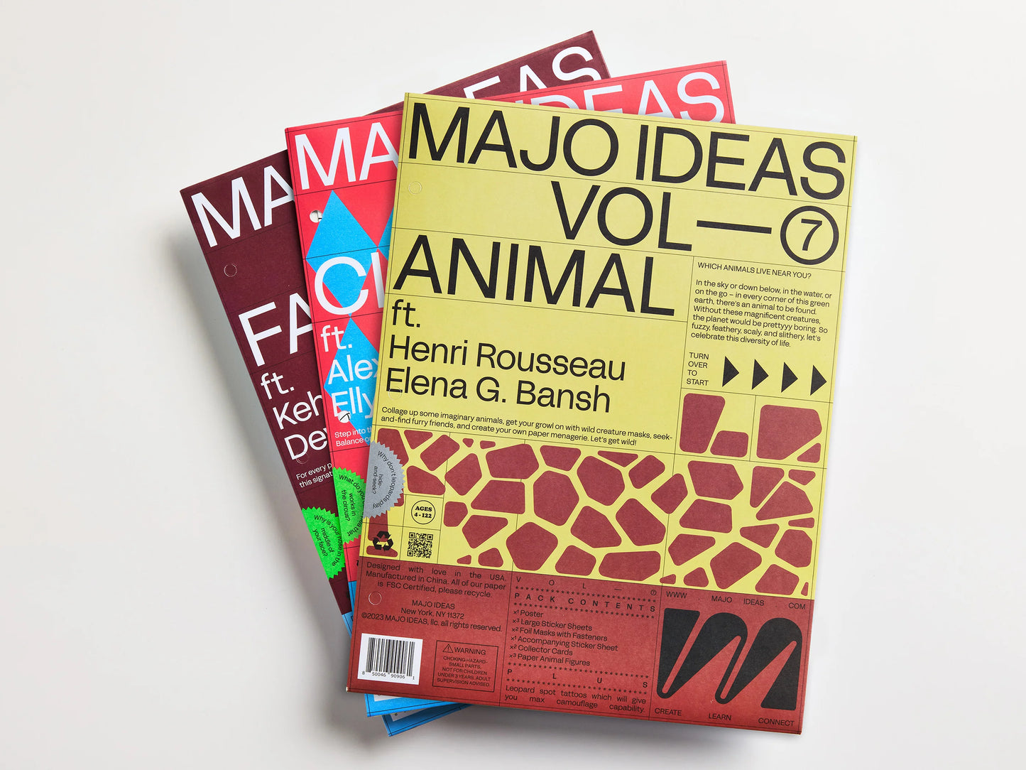 Vol 7 ANIMAL - Sticker Based Art Pack