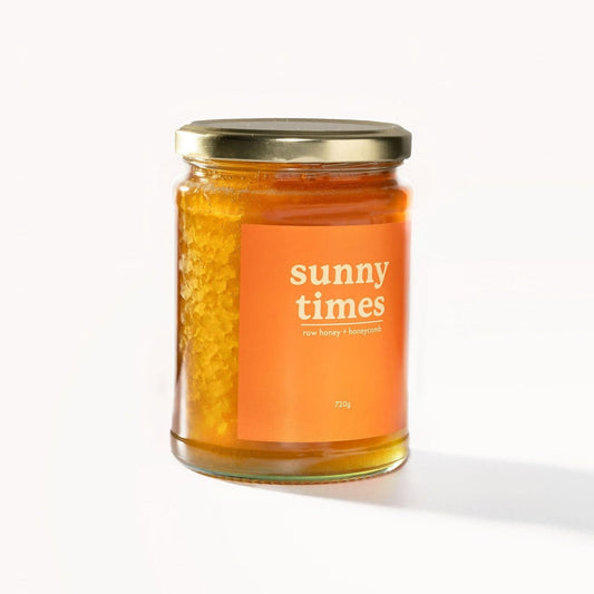 Sunny Times Raw Honey with Honeycomb