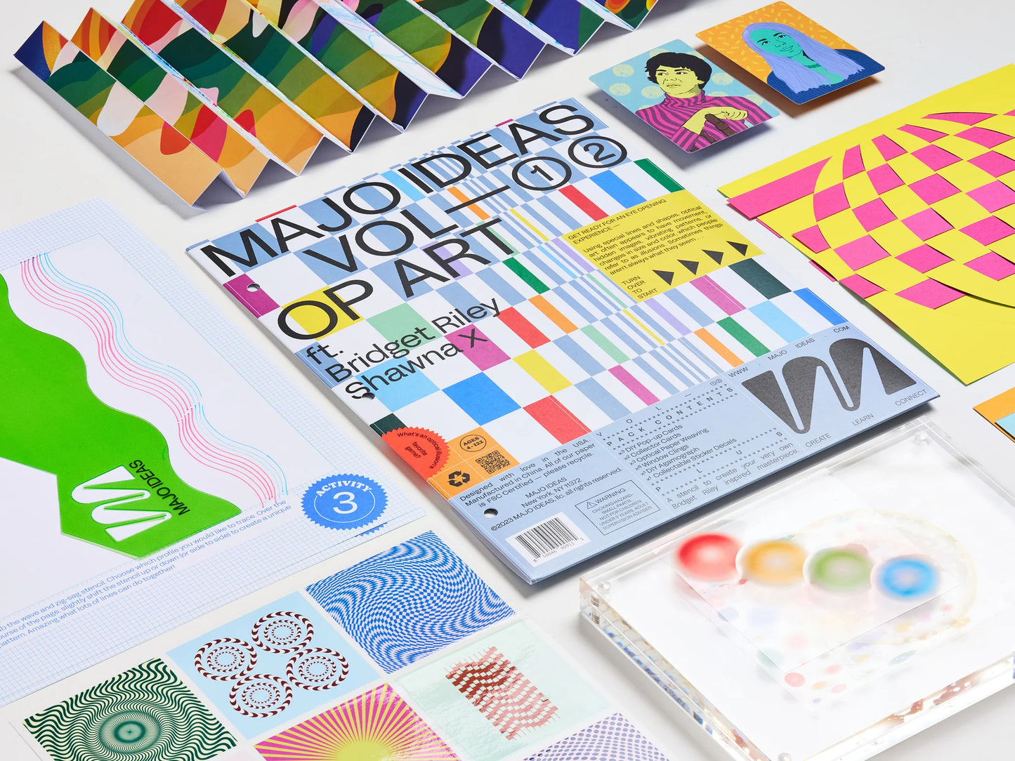 Vol 1&2 OP ART- Sticker Based Art Pack
