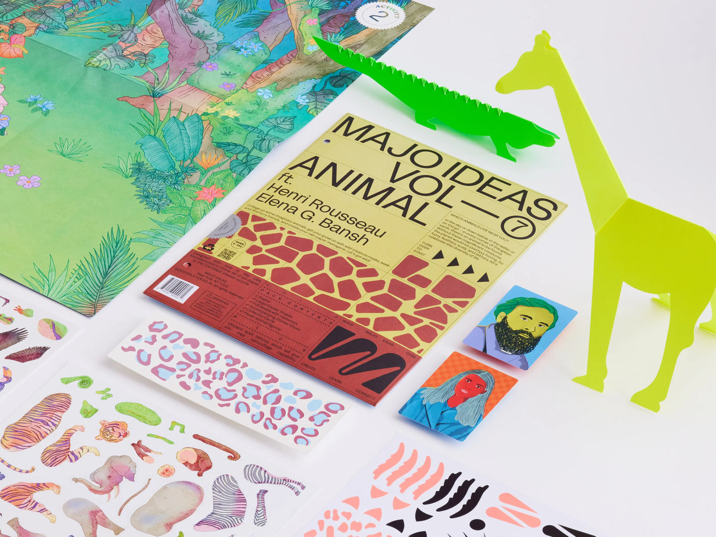 Vol 7 ANIMAL - Sticker Based Art Pack
