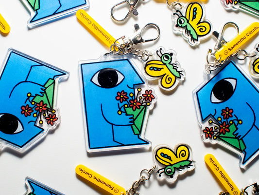 Buncha Blooms Keyring