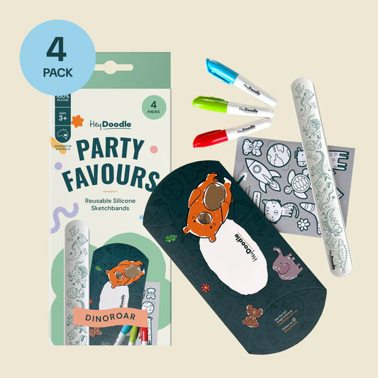 Sketchband Party Favours 4 pack DinoRoar