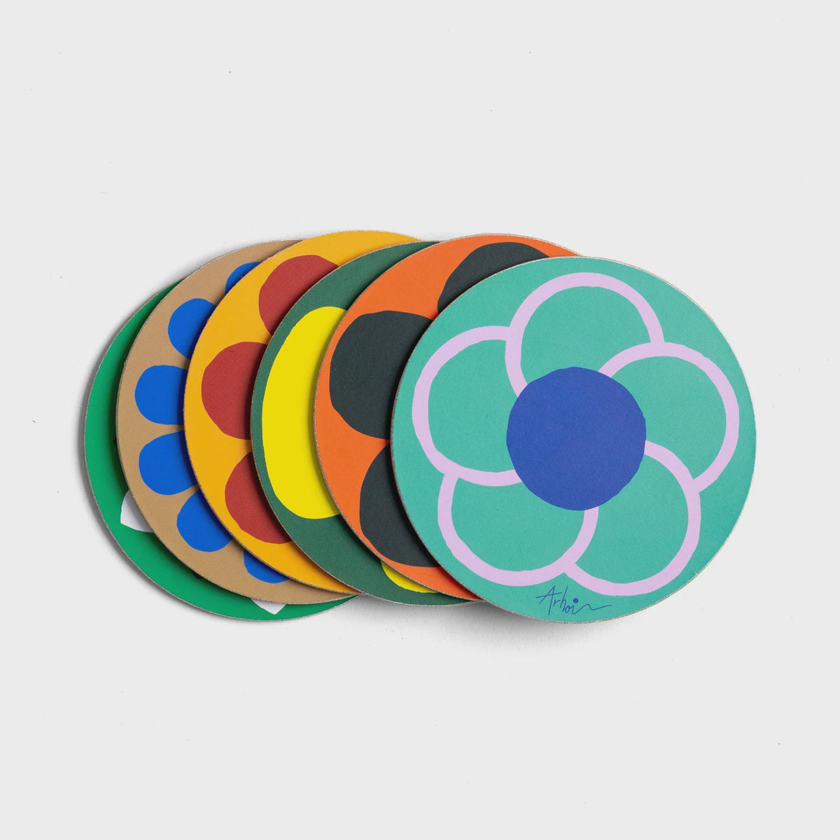 Party Coasters Flowers of Hokkaido