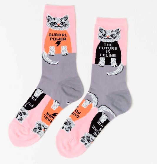 Women's Socks- Future is Feline