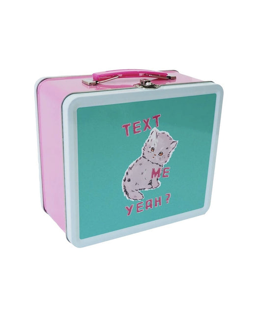Text Me Yeah Lunch Tin x Magda Archer