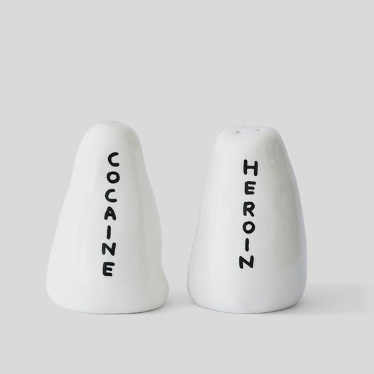 David Shrigley Cocaine and Heroin Shakers