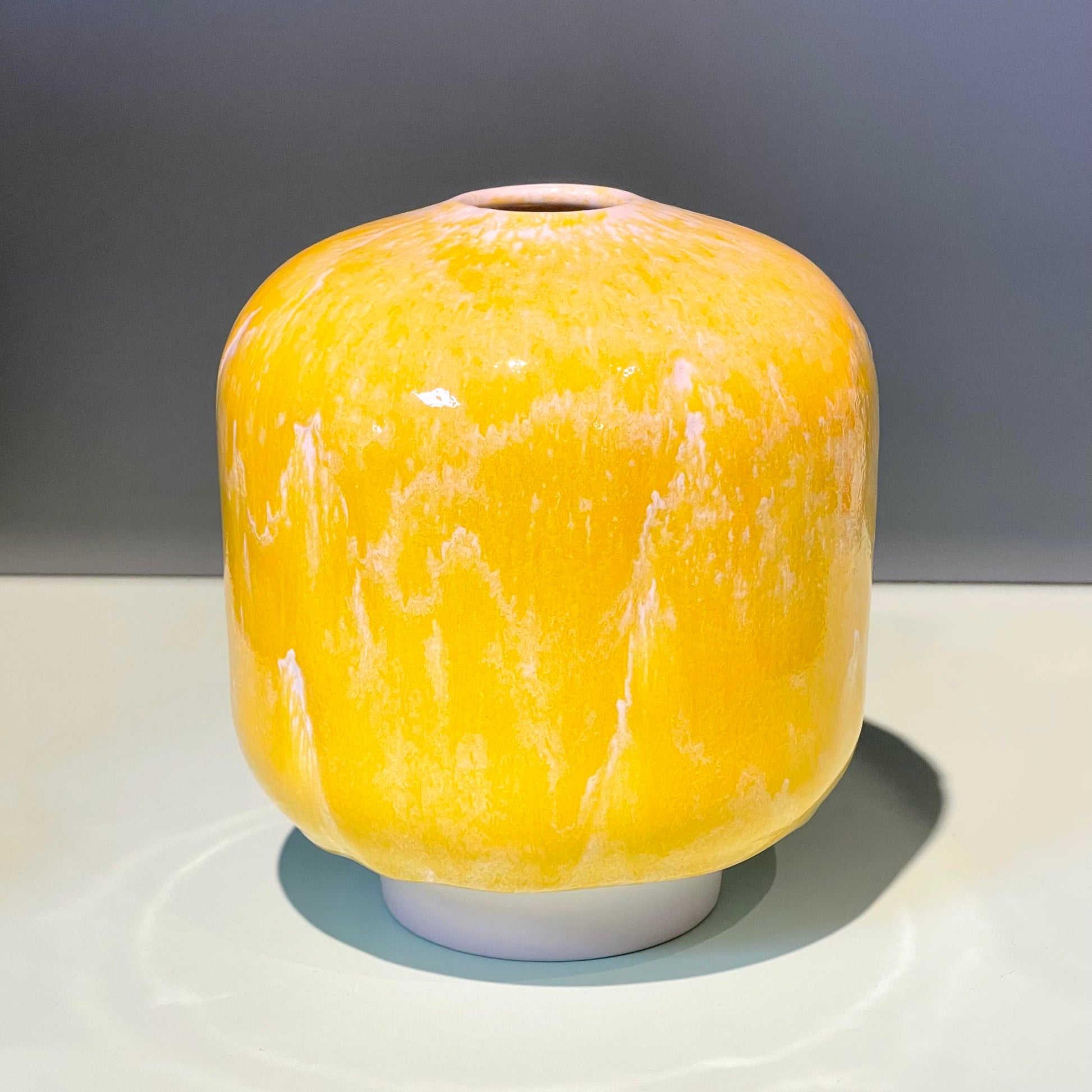 Studio Arhoj Hana Vase Large 5 Hand-cast Hand-glazed Porcelain Colour Yellow