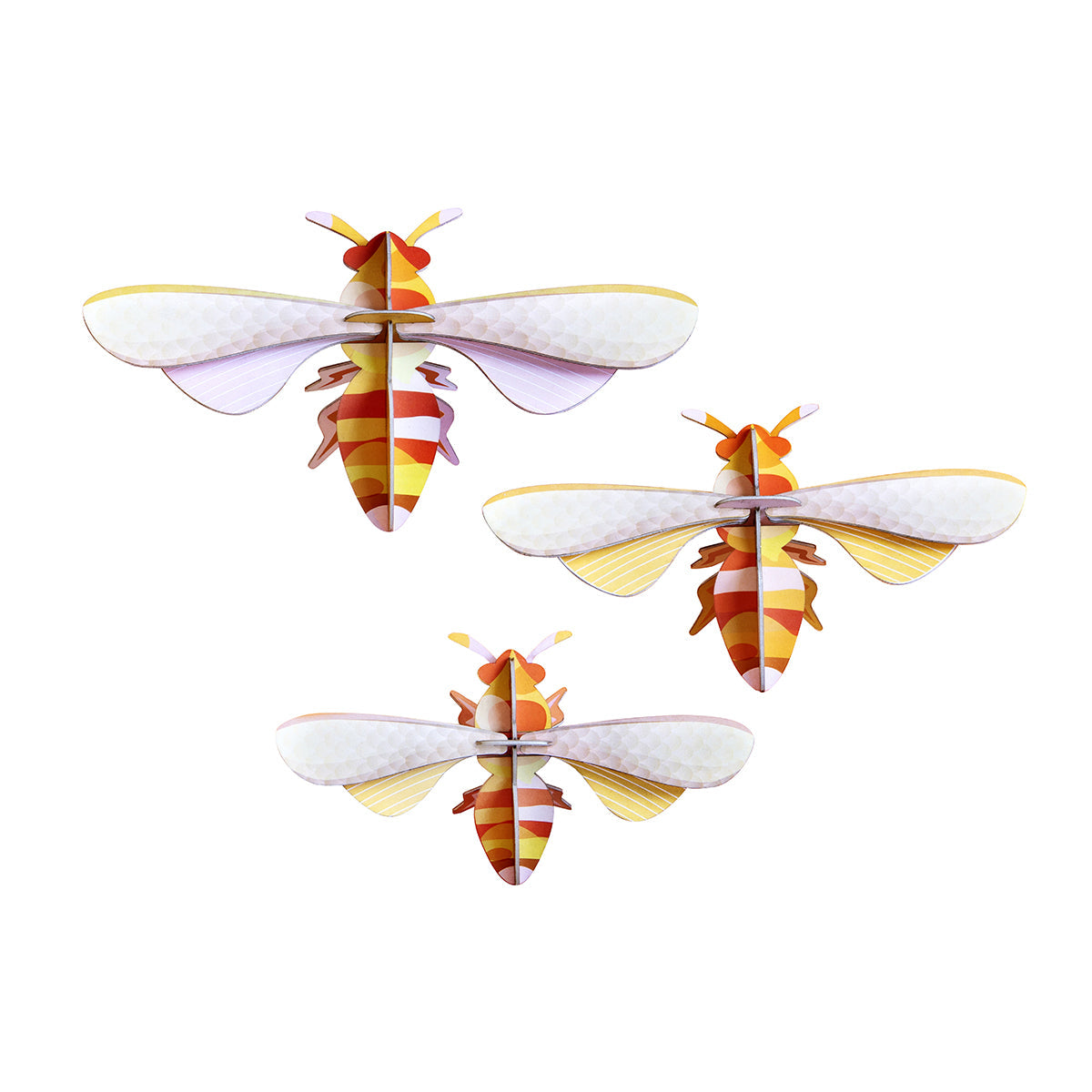 Wall Art Butterflies (A4) Set of 3- Honey Bee