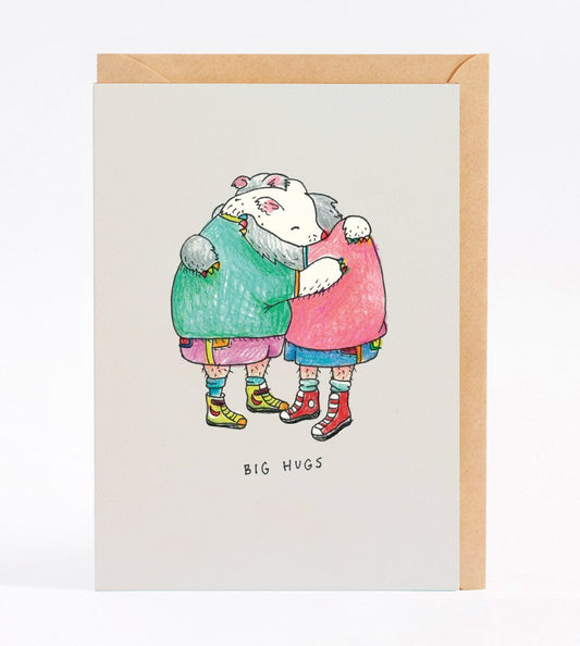 Wally Paper - Bear Hugs Greeting Card