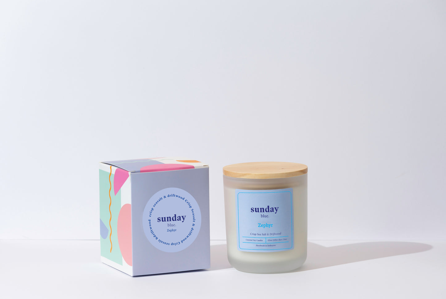 Zephyr - Seasalt and Driftwood Candle
