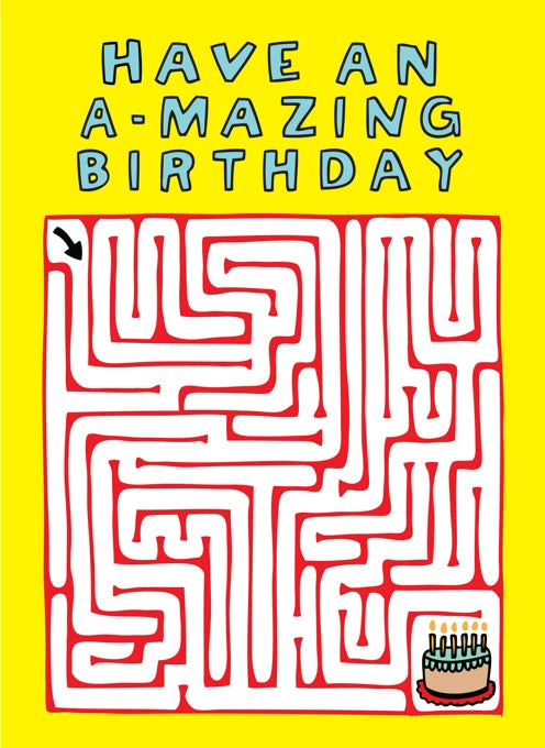 Able & Game - HAVE AN A-MAZING BIRTHDAY