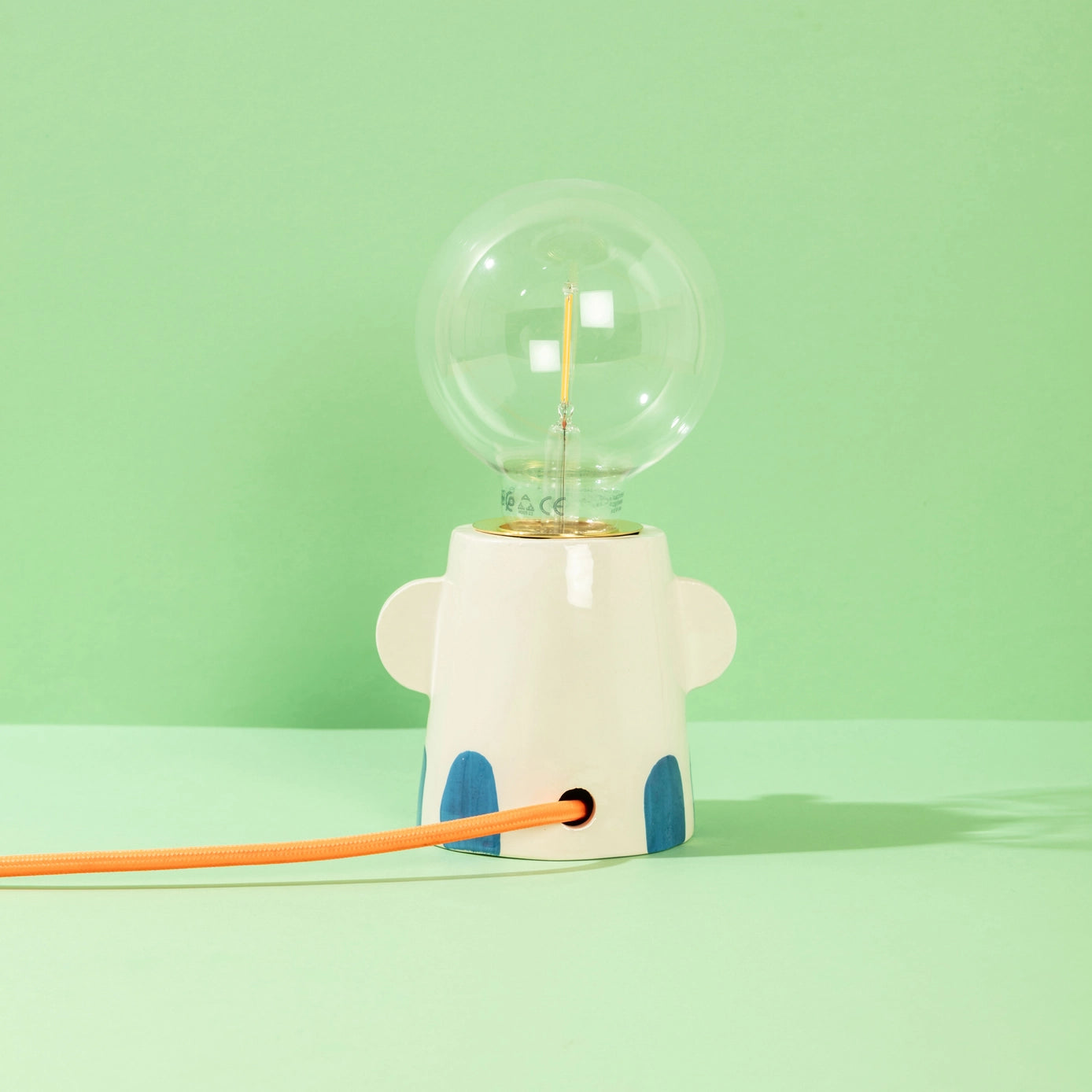 Good Friend Blue / Ceramic Lamp