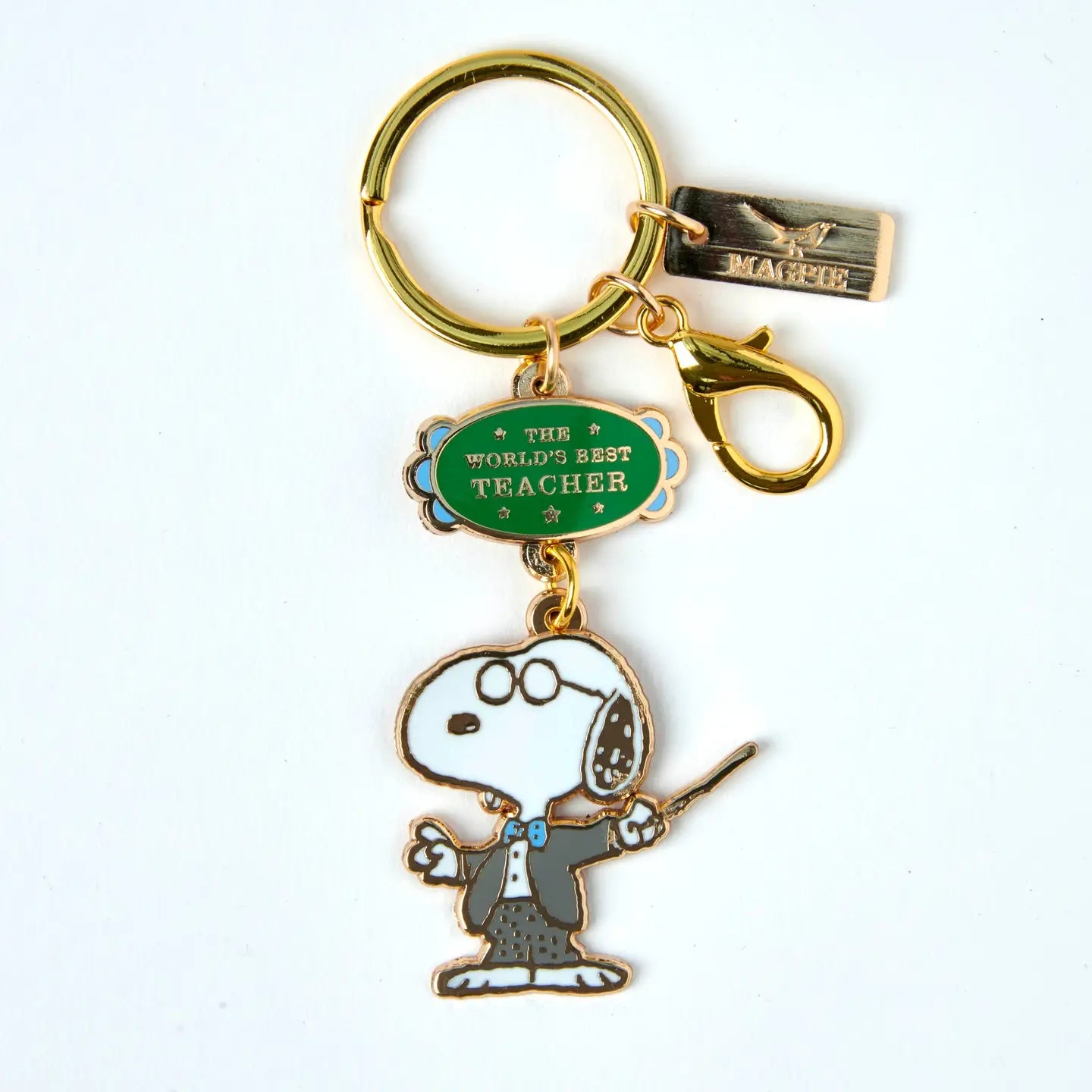 Peanuts World's Best Keyring Teacher