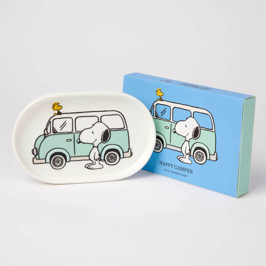 Peanuts Oval Trinket Dish Camper