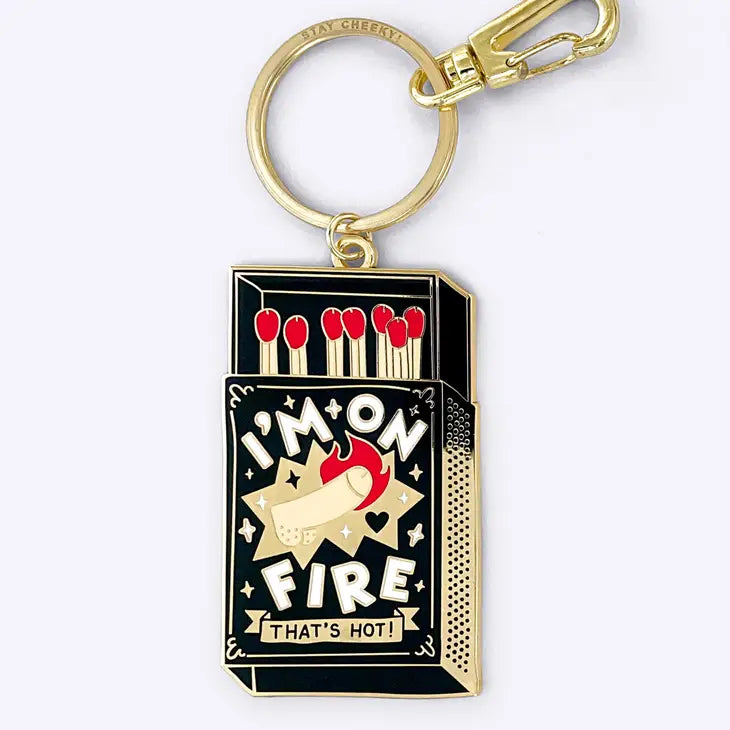 I’m on Fire Keychain