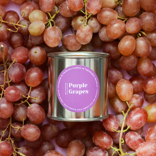 Scented Soy Candle - Purple Grapes 220g