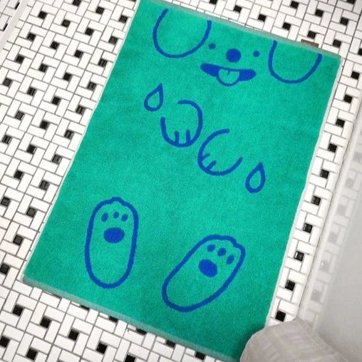 "Wet Dogs" Bath Mat