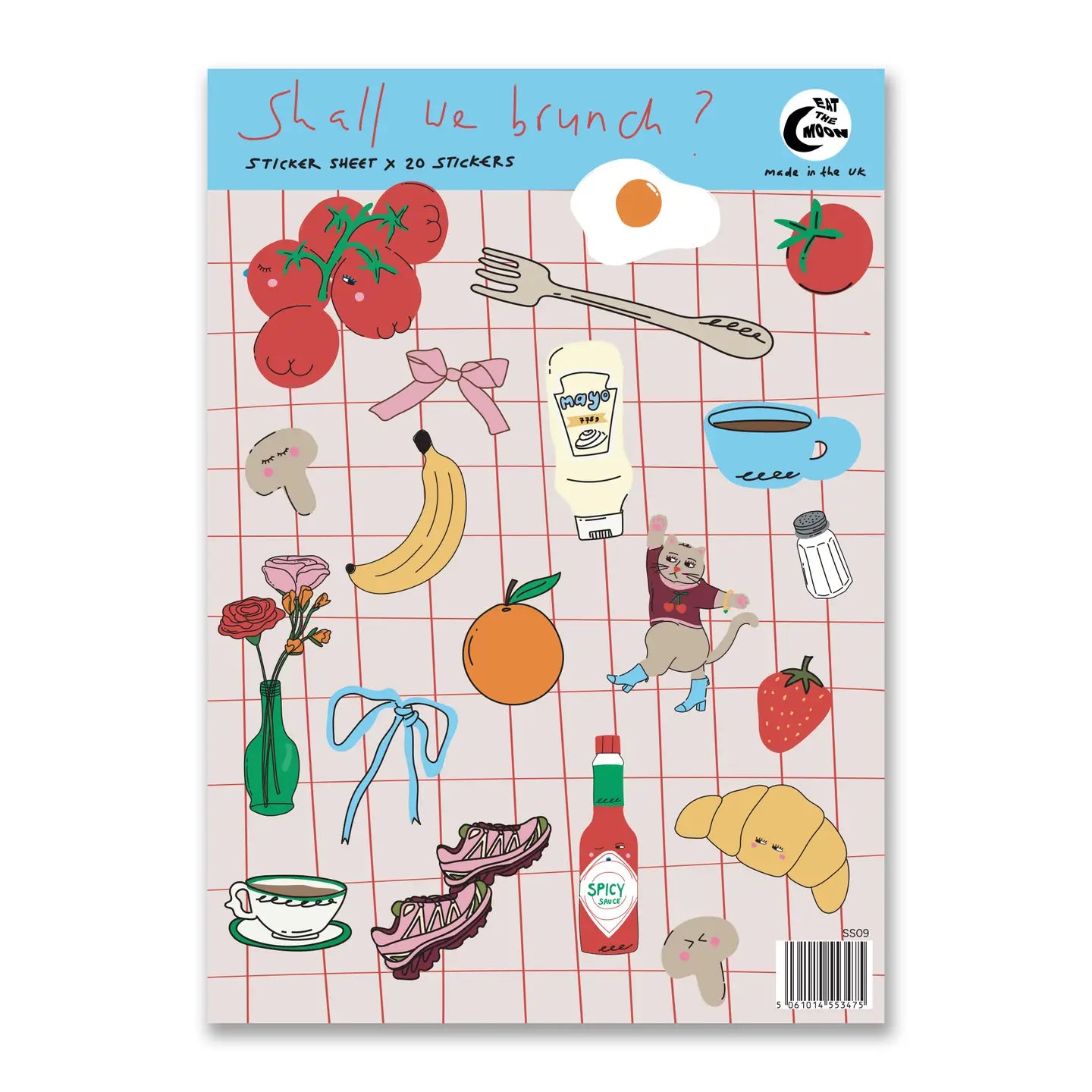 A6 Sticker Sheet - Shall We Brunch?